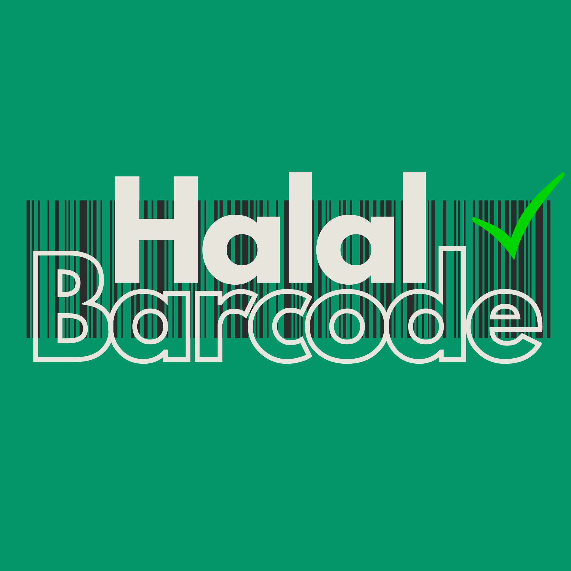Halal Barcode Logo